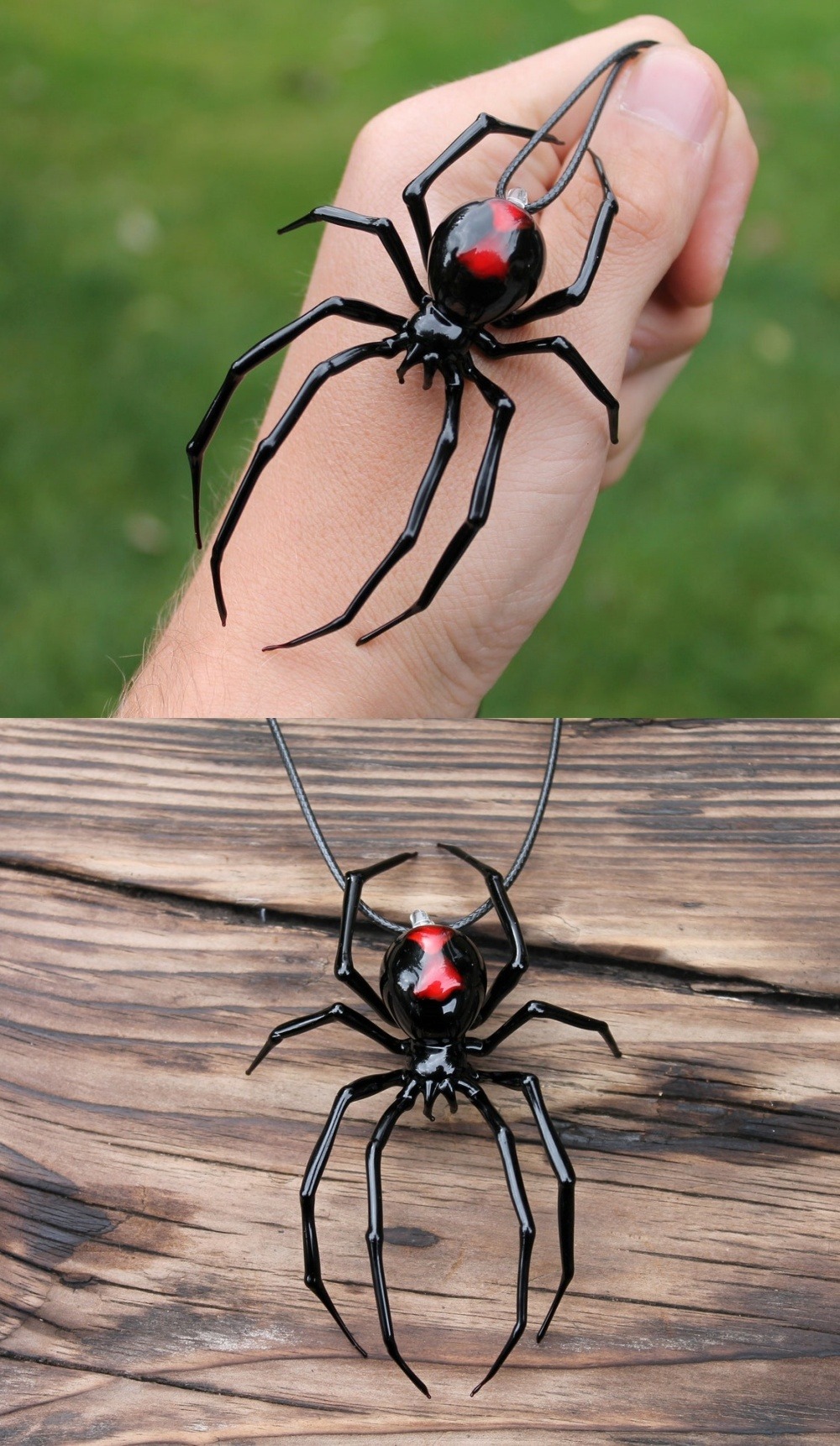 Striking Spider Glass Sculptures By Nikita Drachuk 8