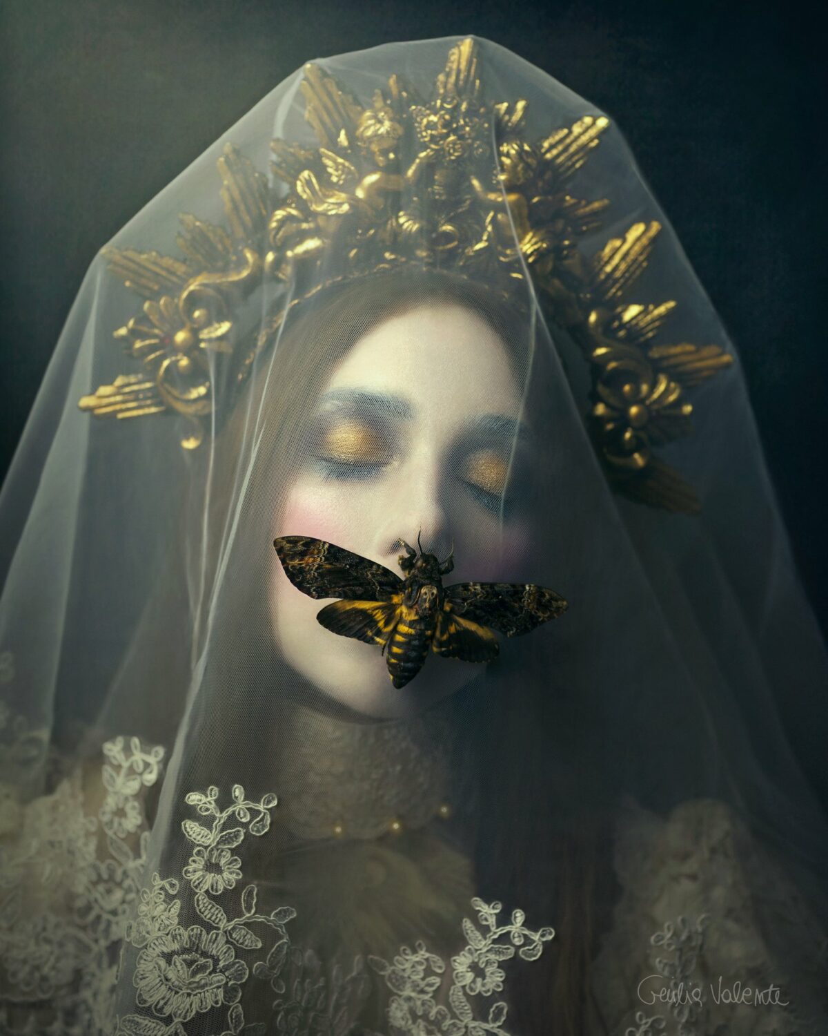 Wonderful digital collages inspired by Renaissance and vintage aesthetics by Giulia Valente