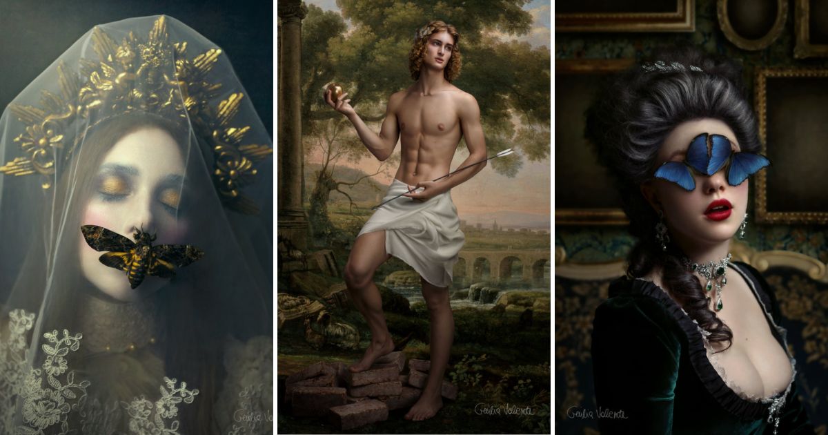 Giulia Valente: Renaissance-inspired vintage digital art