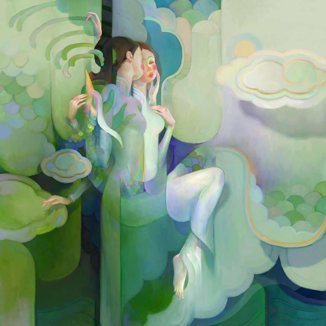 Ethereal Girls Delicate Digital Paintings Of Thanh Nhan 1