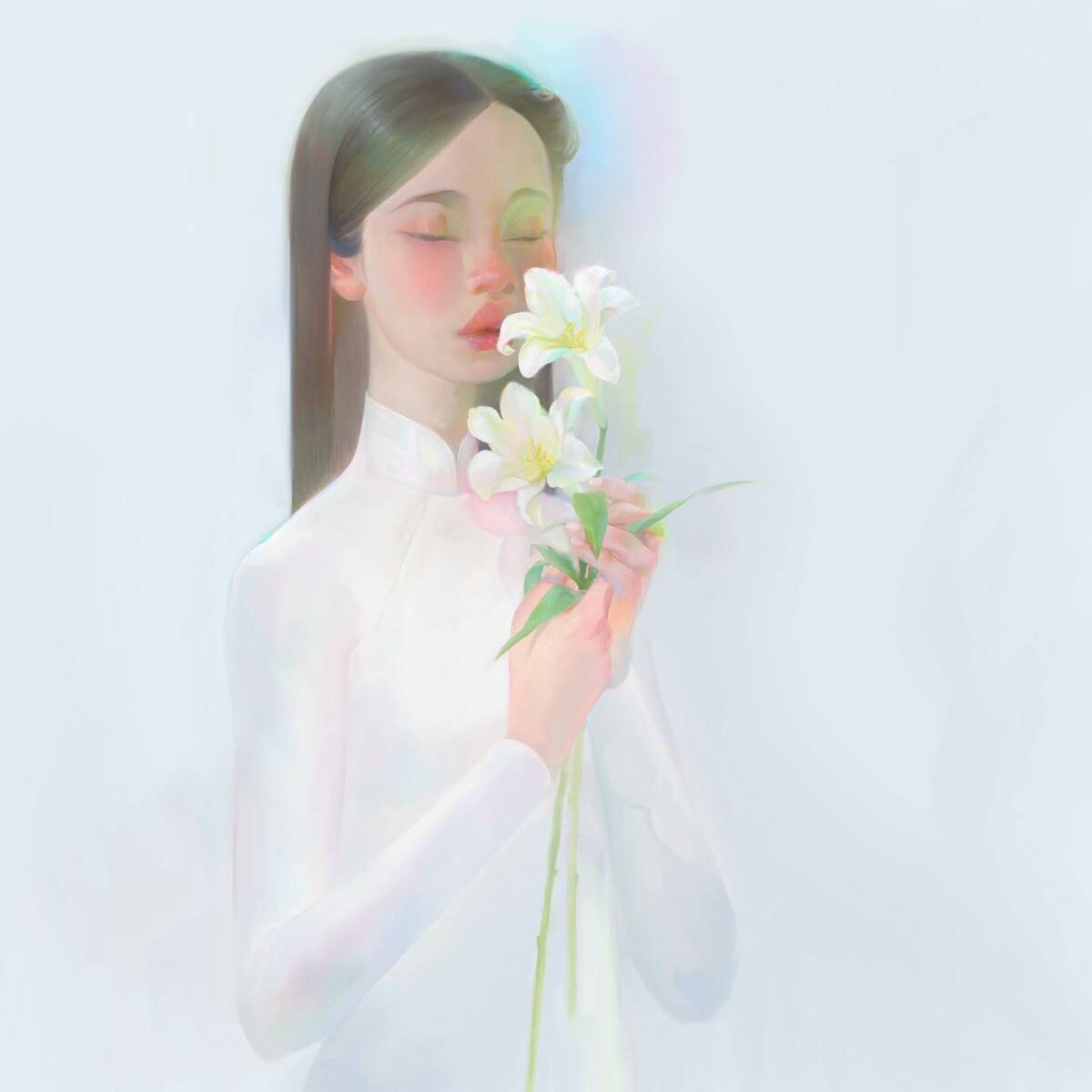 Ethereal Girls Delicate Digital Paintings Of Thanh Nhan 10