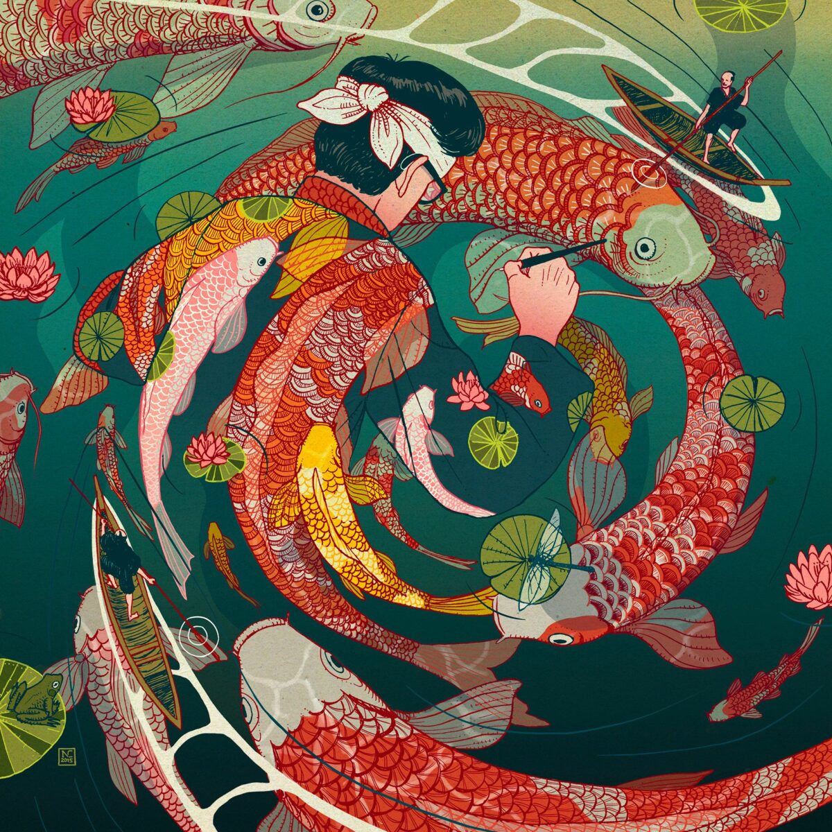 Fascinating Japan Inspired Illustrations By Nicolas Castell 5
