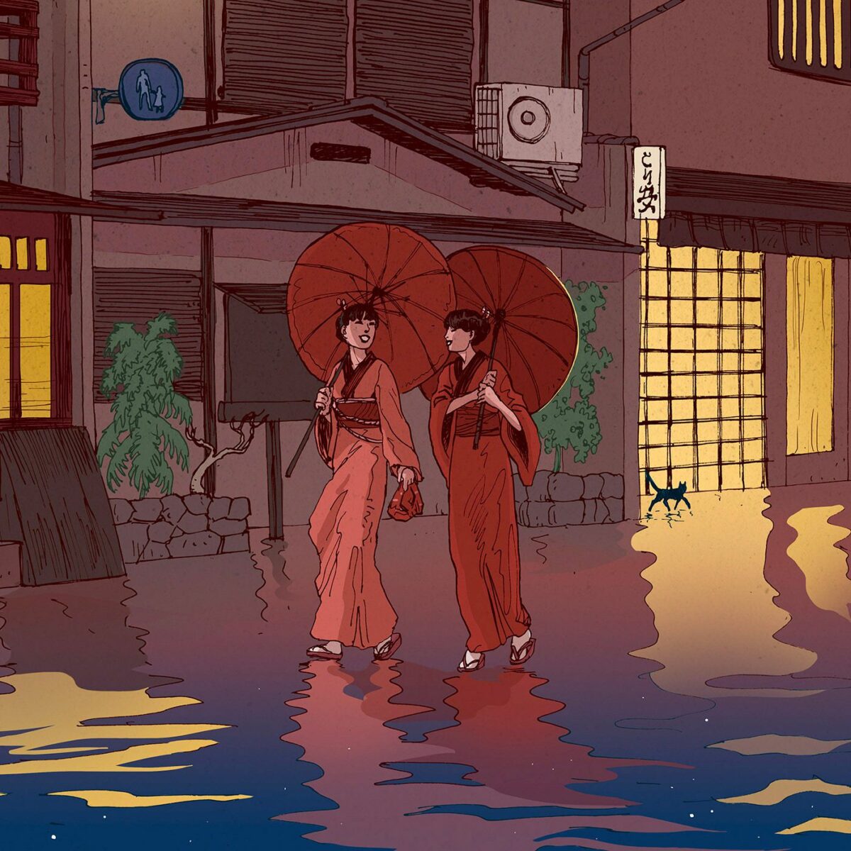 Fascinating Japan Inspired Illustrations By Nicolas Castell 9