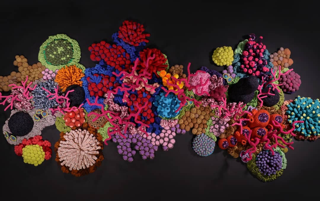 Fragile Ecologies Otherworldly Embroidered Coral Like Ecosystems By Mulyana 11