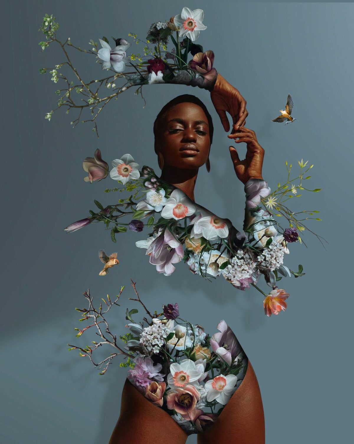 Girls And Nature Incredible Digital Collages By Charles Bentley 16