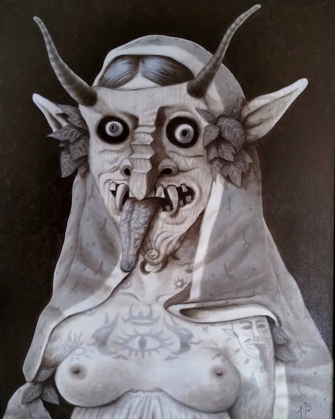 Grotesque But Delightful Portraits Of Diabolic Creatures By Jorge Dos Diablos 10