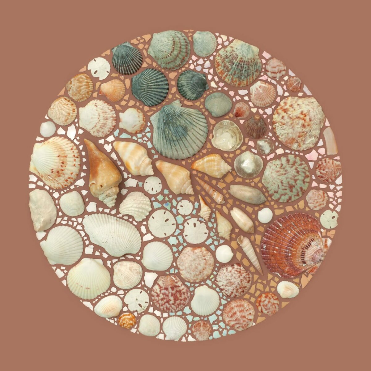 Incredible Mosaics Made Of Natural Materials Food And Everyday Objects By Kristen Meyer 21