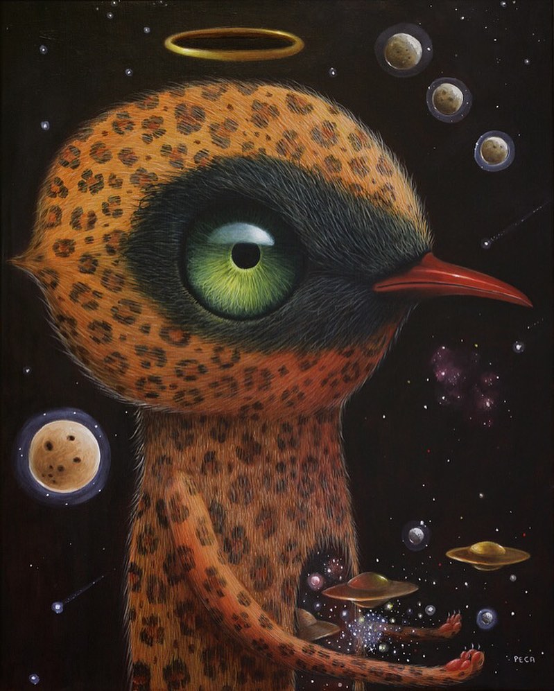 Lovely Paintings Of Quirky Creatures By Peca 17