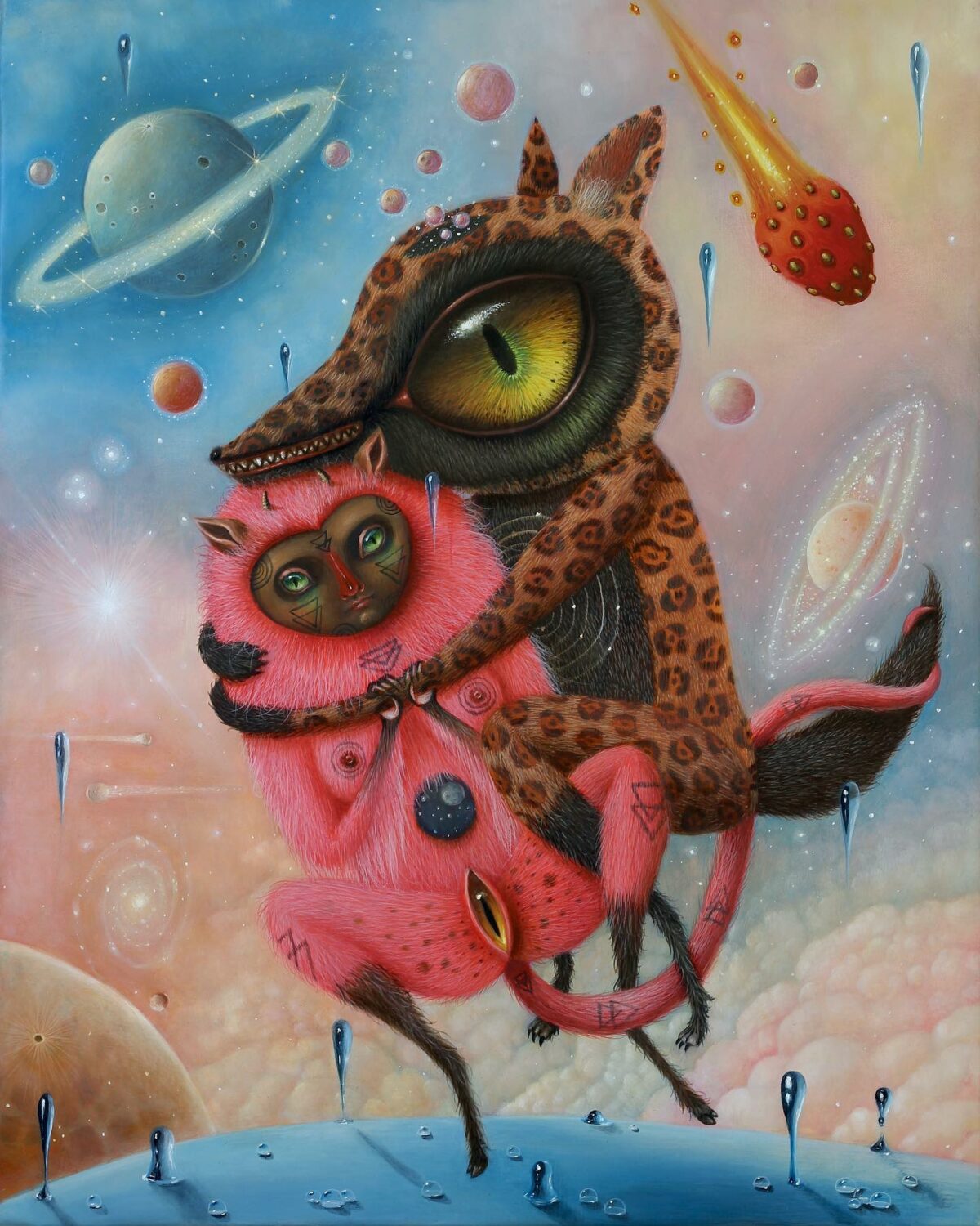 Lovely Paintings Of Quirky Creatures By Peca 2
