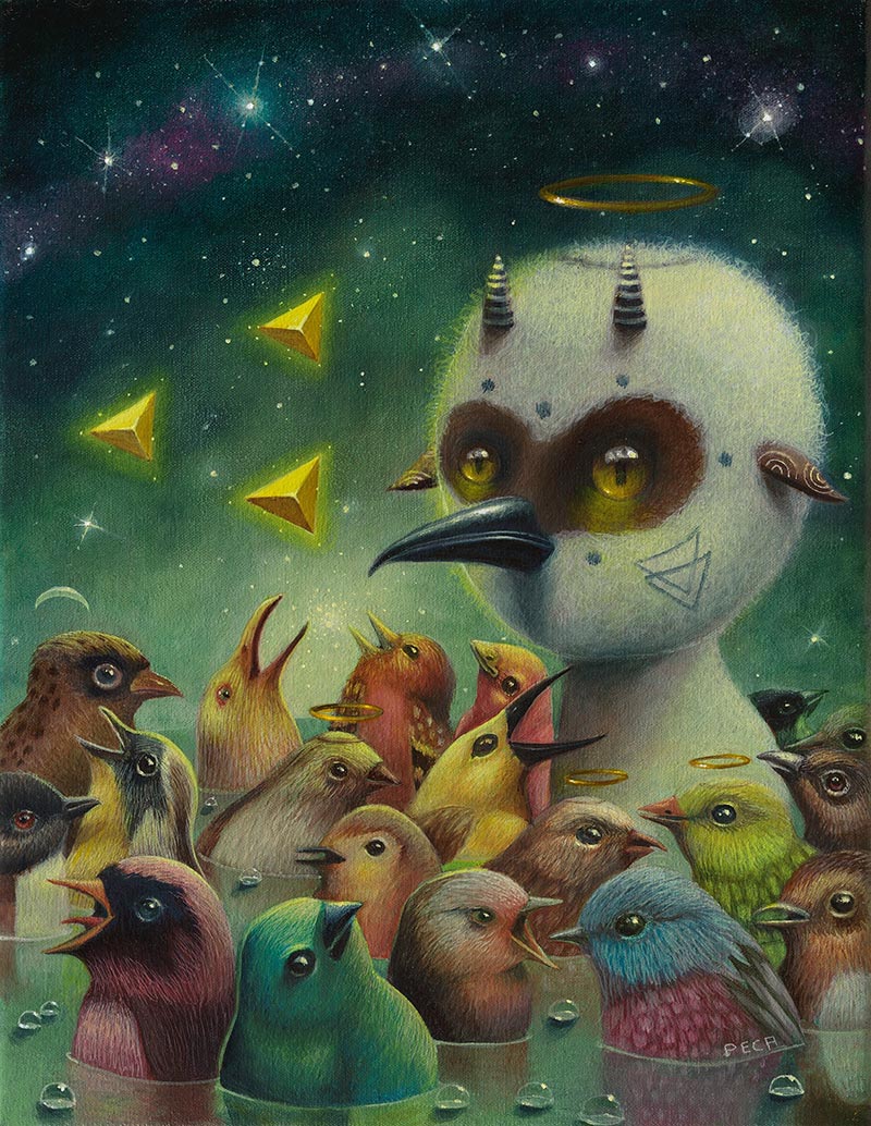 Lovely Paintings Of Quirky Creatures By Peca 20