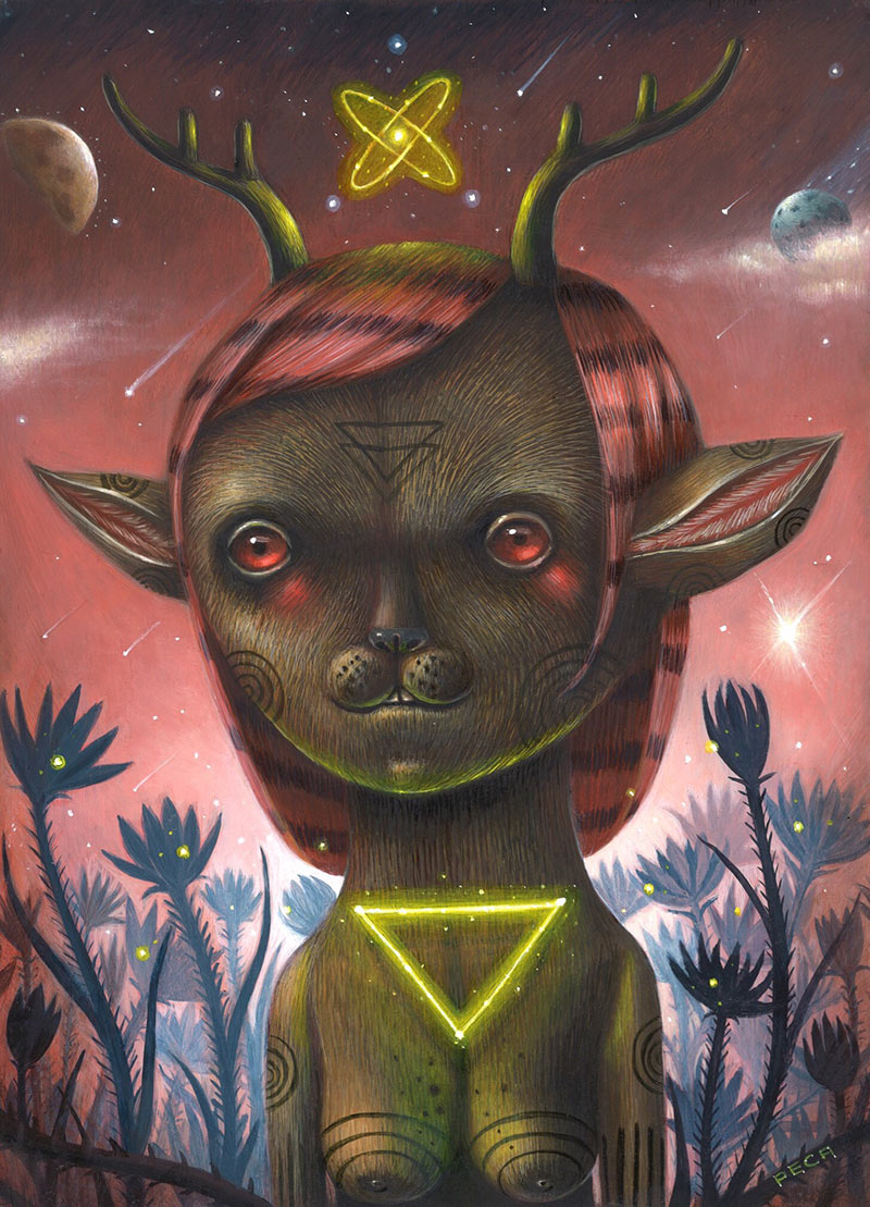 Lovely Paintings Of Quirky Creatures By Peca 21