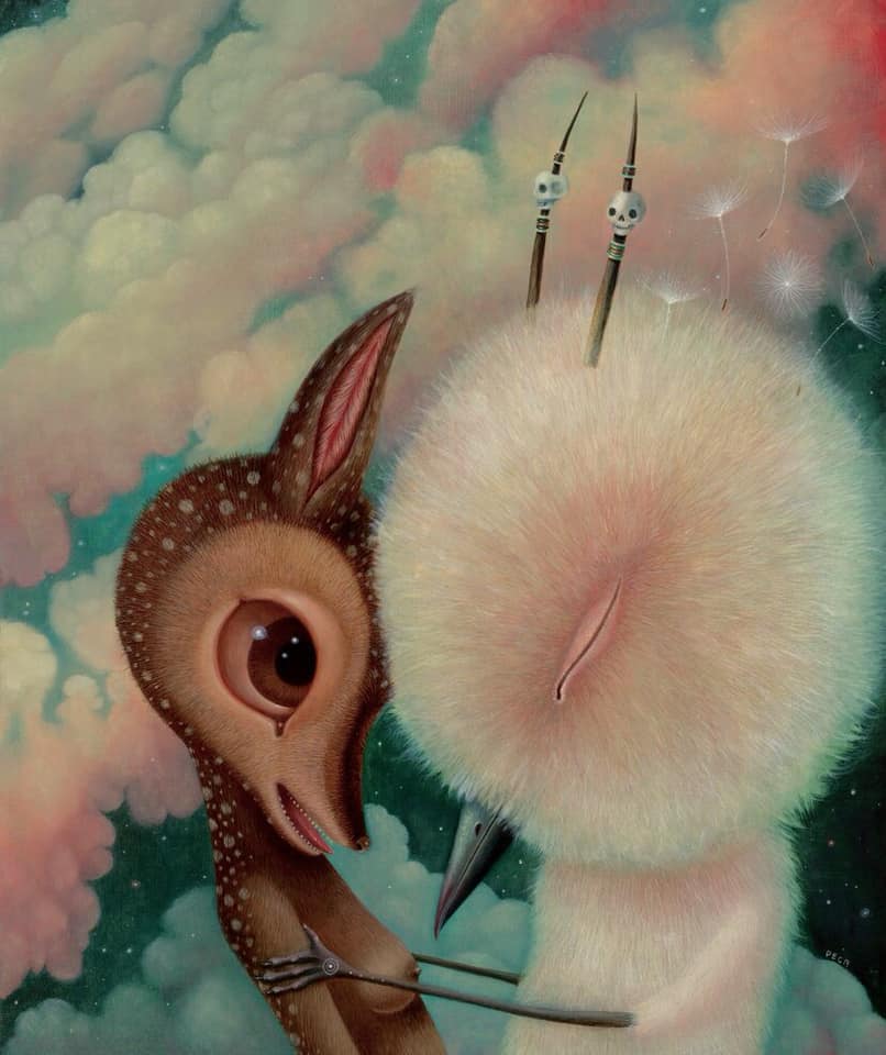 Lovely Paintings Of Quirky Creatures By Peca 7