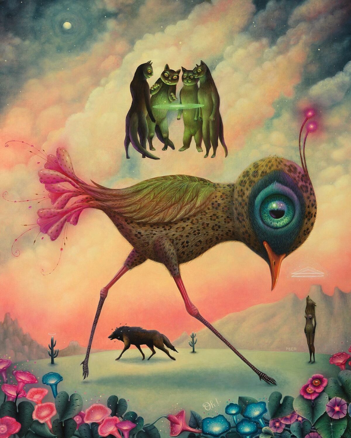 Lovely Paintings Of Quirky Creatures By Peca 9