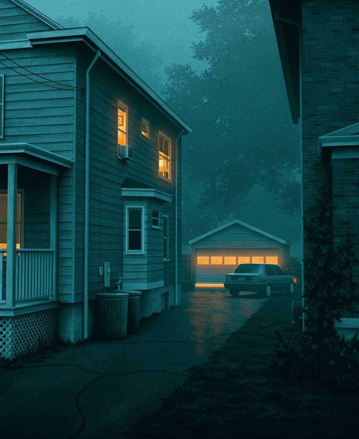 Nighttime Nostalgia Delightful Paintings By Nicholas Moegly 2