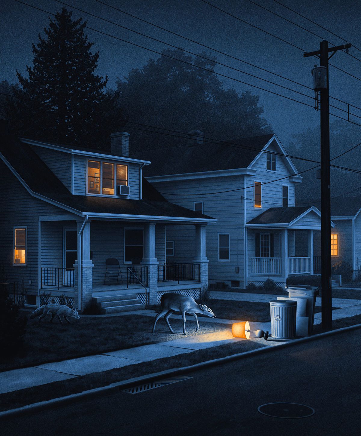 Nighttime Nostalgia Delightful Paintings By Nicholas Moegly 3