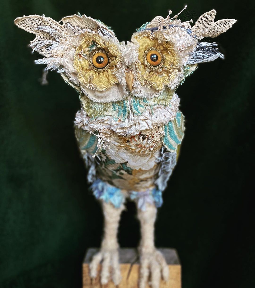 Pretty Scruffy Enchanting Animal Textile Sculptures By Bryony Rose Jennings 21