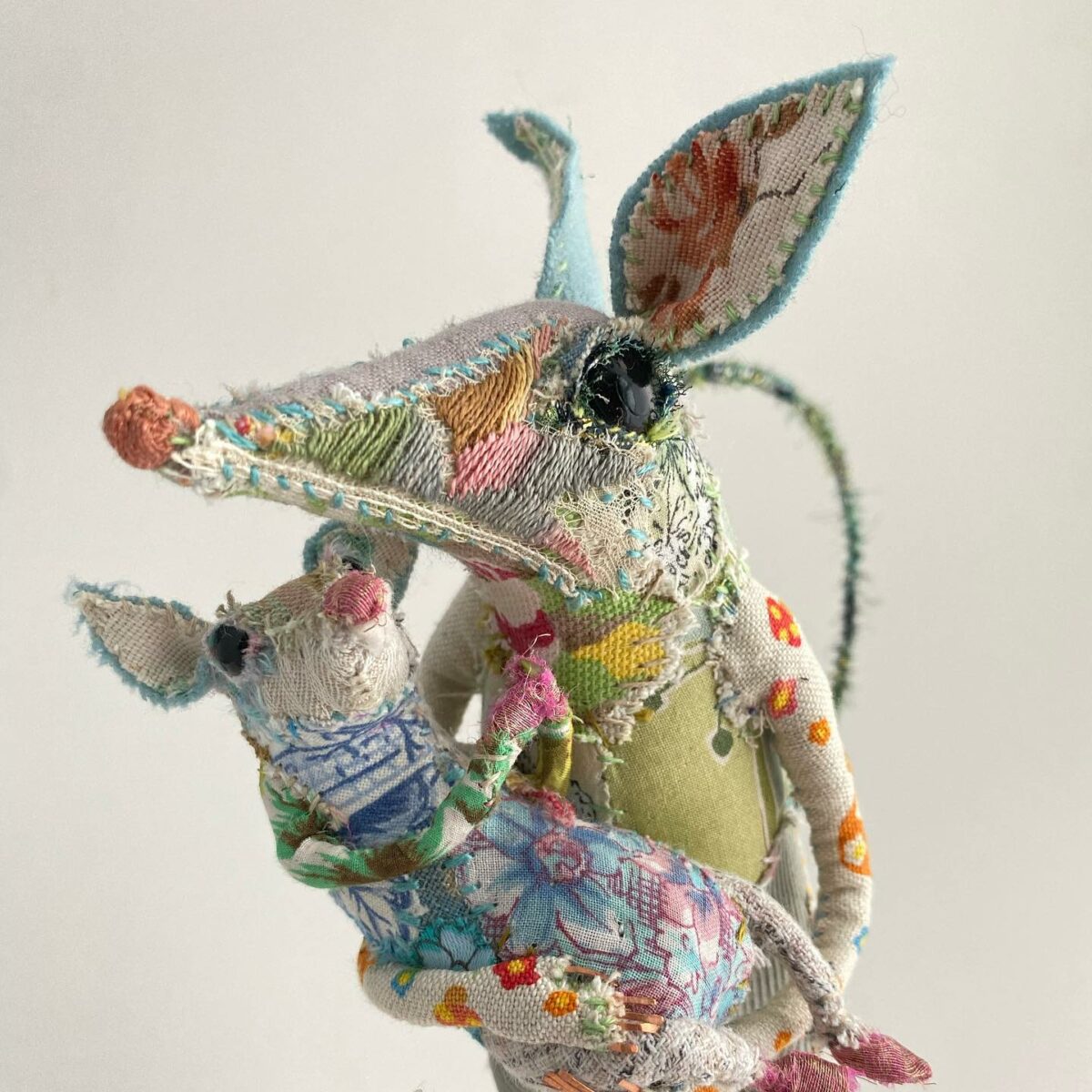 Pretty Scruffy Enchanting Animal Textile Sculptures By Bryony Rose Jennings 5