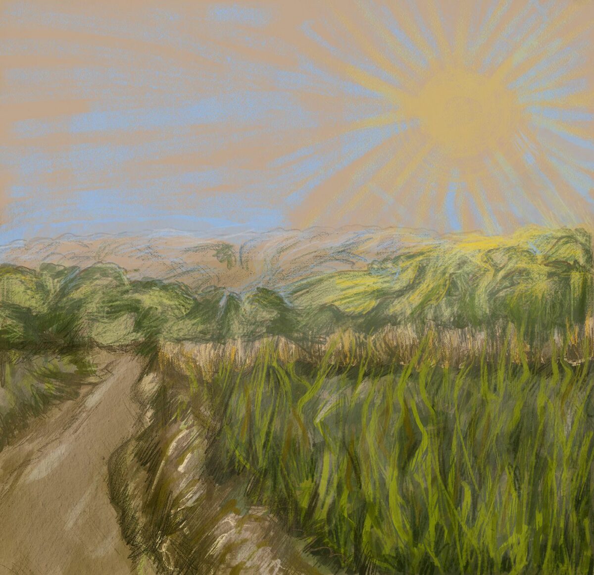 A Walk Through The Fields A Marvelous Digital Painting Series By Veronika Stehr 6