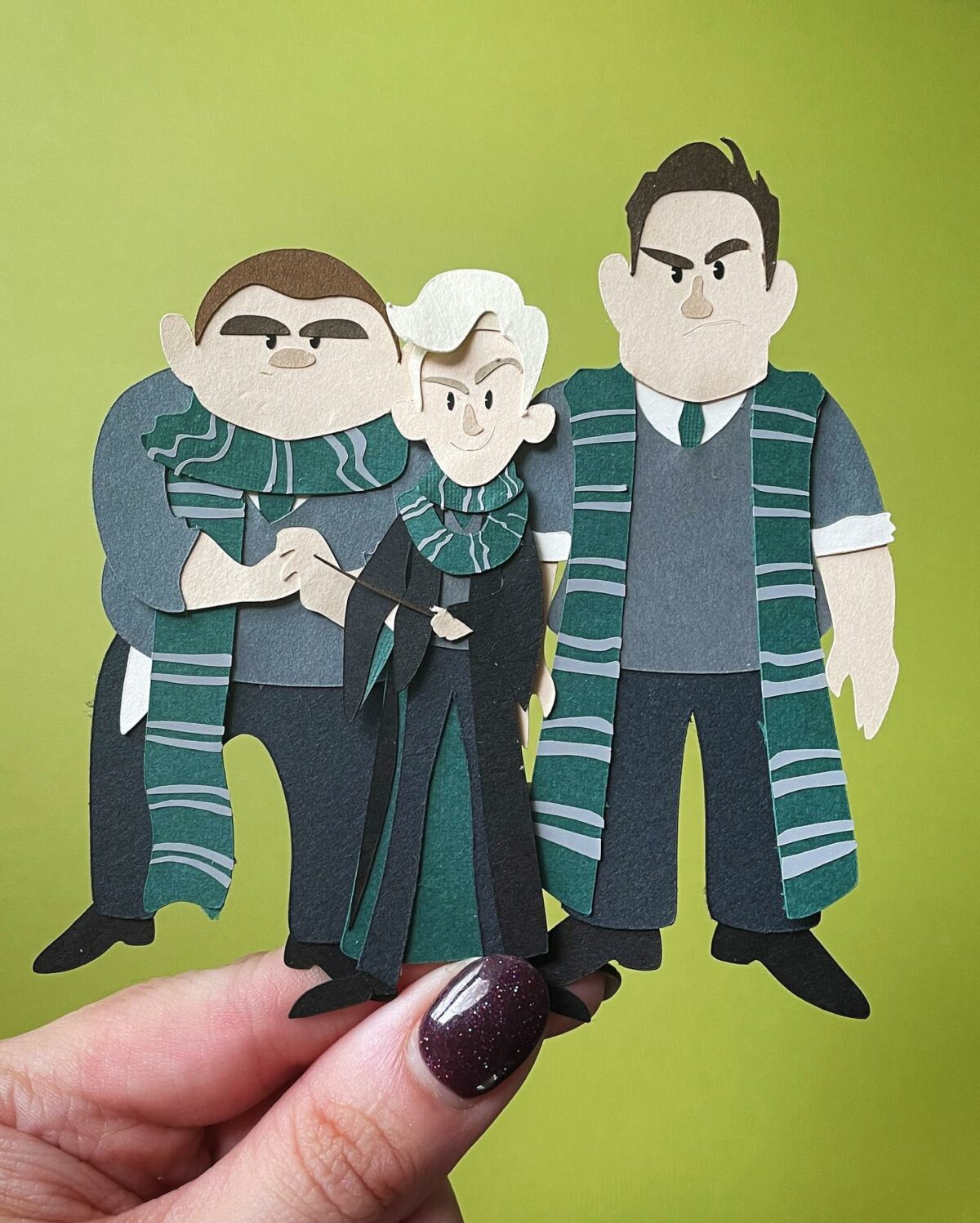 Adorable Paper Cuts Of Harry Potter Characters By Kristy Edgar 12