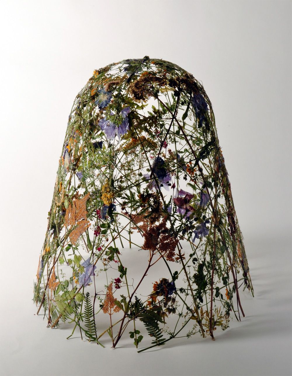 Delicate Vessels Made Of Pressed Flowers By Ignacio Canales Aracil 4
