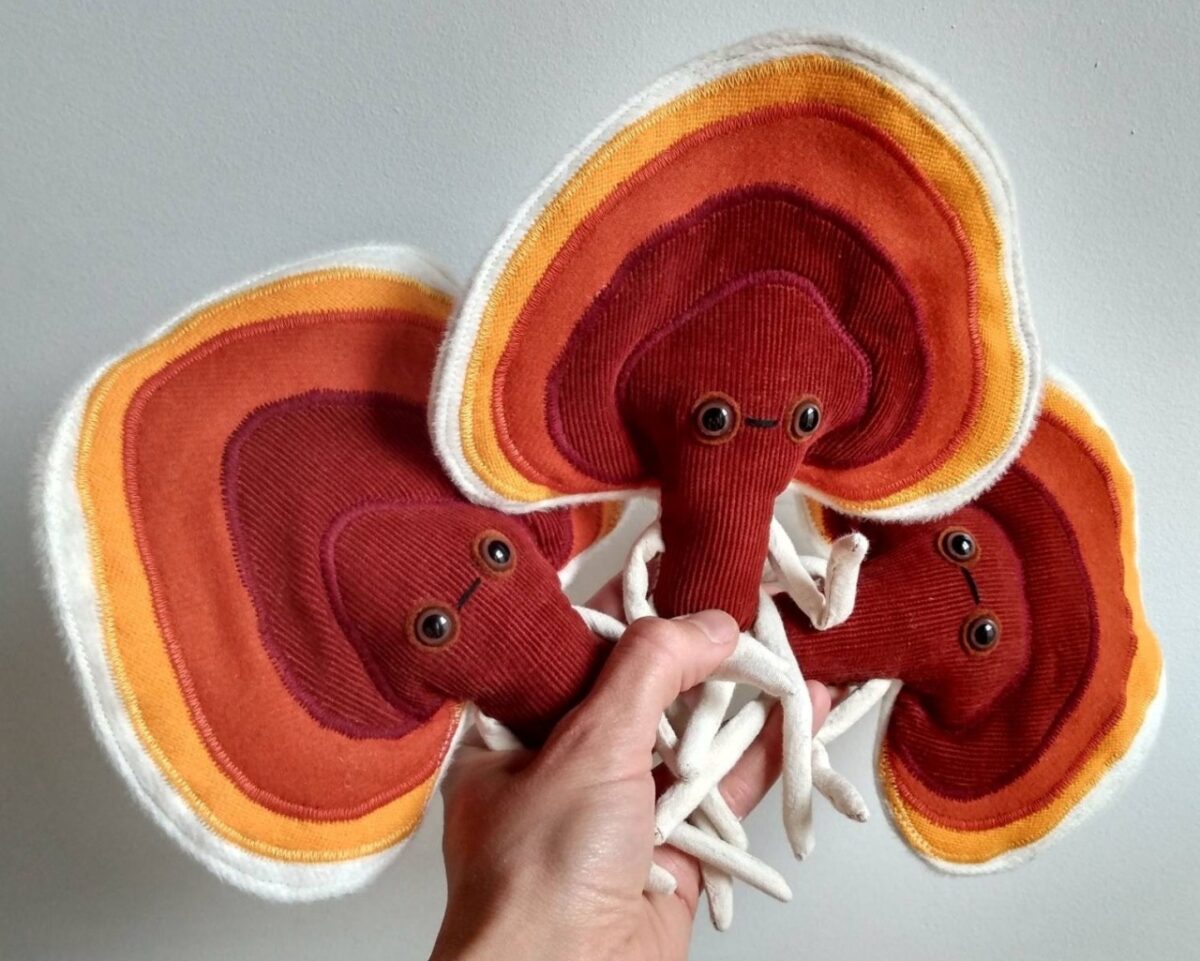 Fungus And Vegetable Textile Sculptures By Kami Goertz 8