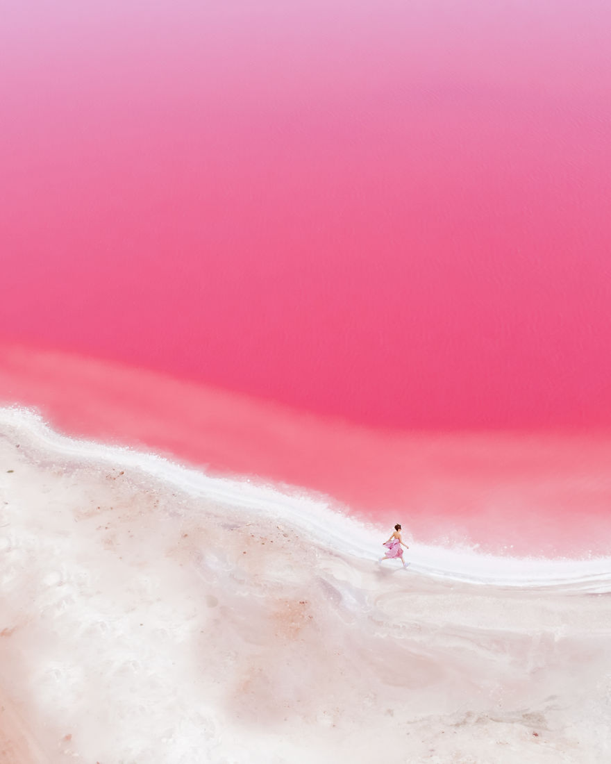 Gorgeous Pictures Of An Exuberant Pink Lagoon In Western Australia Captured By Kristina Makeeva 20