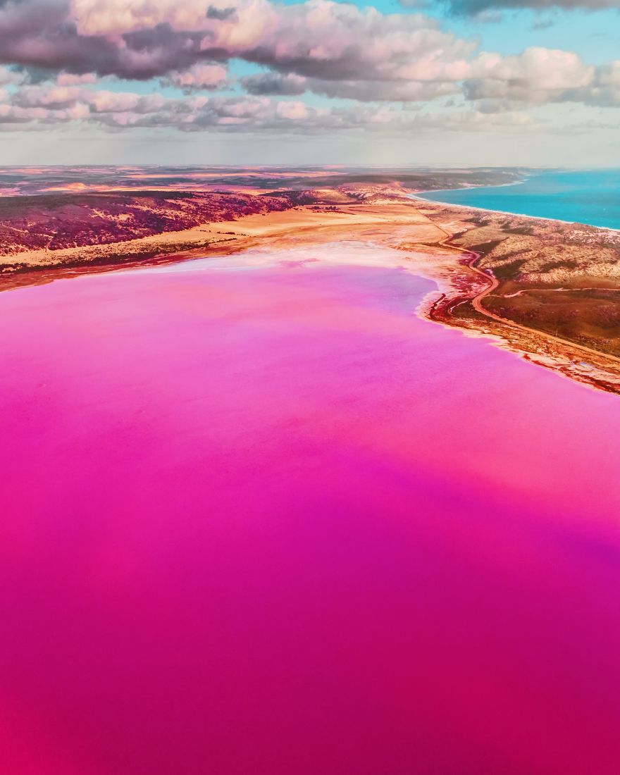 Gorgeous Pictures Of An Exuberant Pink Lagoon In Western Australia Captured By Kristina Makeeva 7