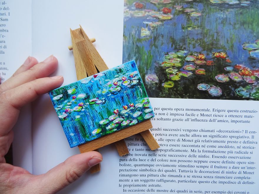 Iconic Paintings Recreated In Miniature Versions By Ilaria Lafronza 1