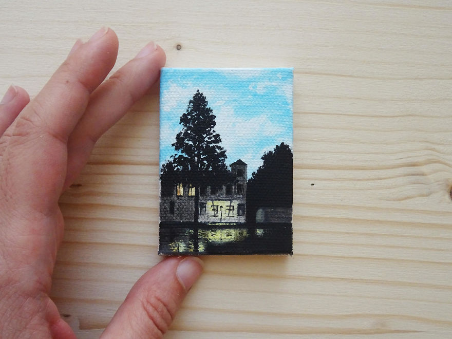 Iconic Paintings Recreated In Miniature Versions By Ilaria Lafronza 14