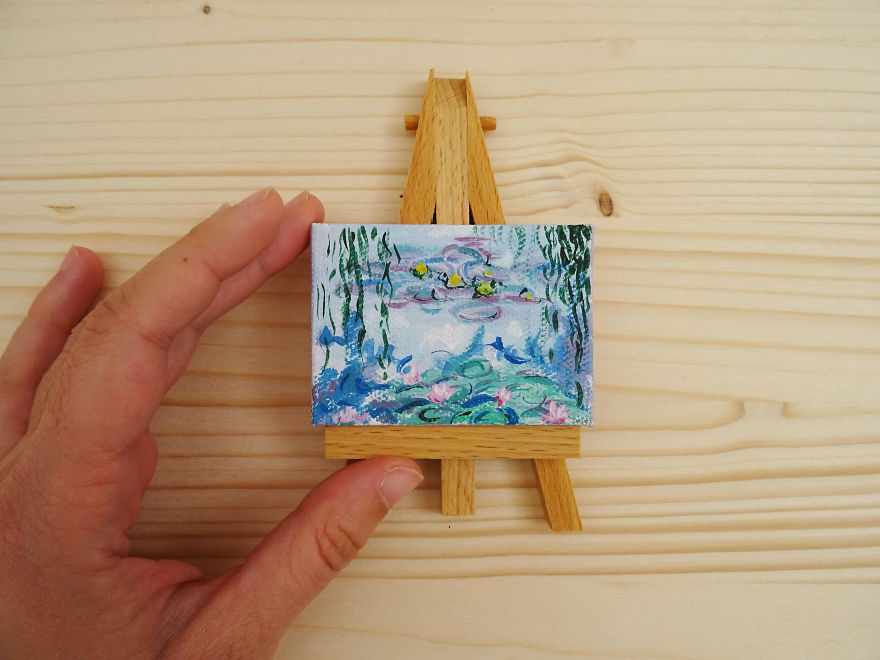 Iconic Paintings Recreated In Miniature Versions By Ilaria Lafronza 16