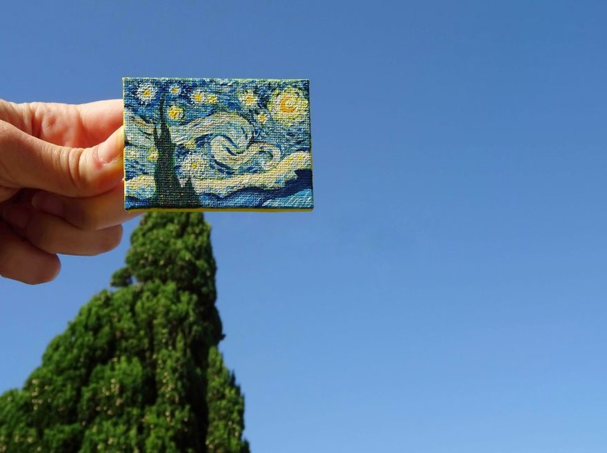 Iconic Paintings Recreated In Miniature Versions By Ilaria Lafronza 2