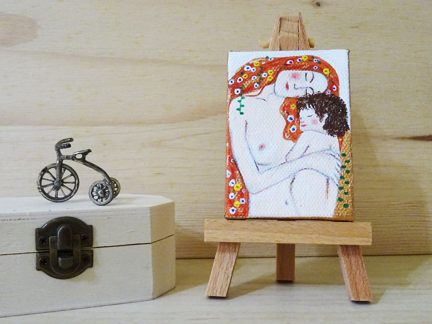 Iconic Paintings Recreated In Miniature Versions By Ilaria Lafronza 24