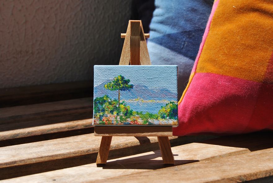 Iconic Paintings Recreated In Miniature Versions By Ilaria Lafronza 27