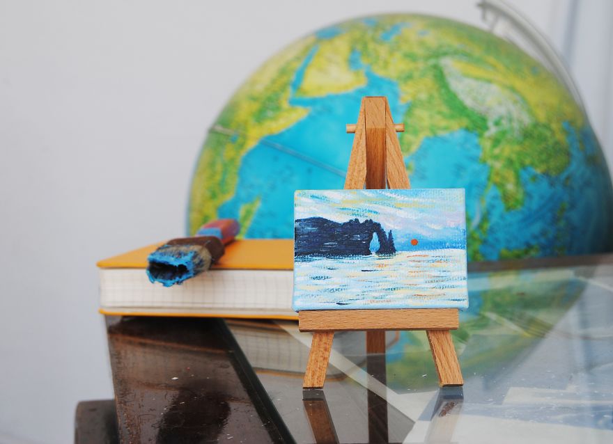 Iconic Paintings Recreated In Miniature Versions By Ilaria Lafronza 28