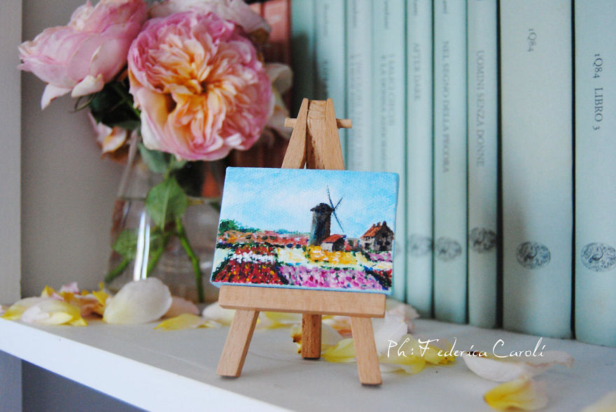 Iconic Paintings Recreated In Miniature Versions By Ilaria Lafronza 4
