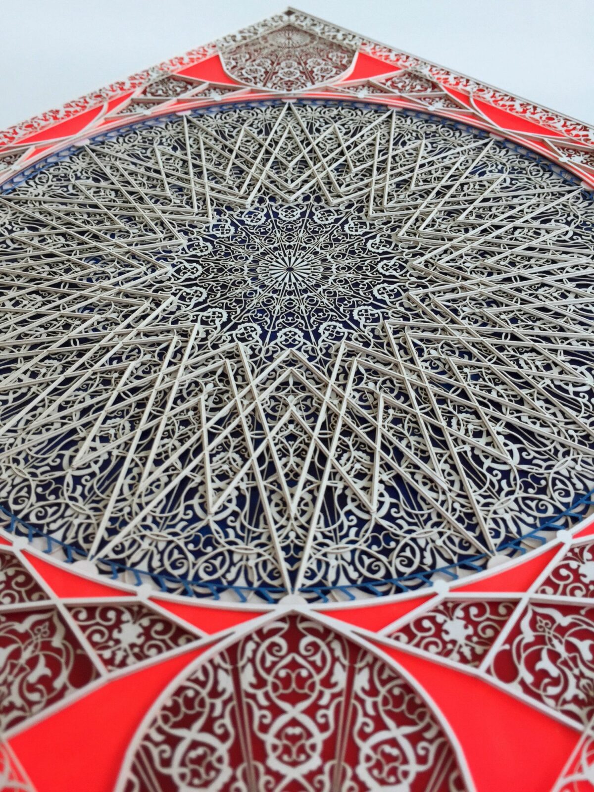 Intricate And Colorful Arabesque Made Of Laser Cut Paper Julia Ibbini 10