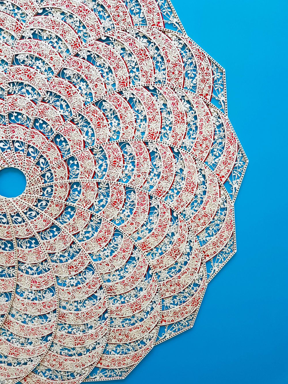 Intricate And Colorful Arabesque Made Of Laser Cut Paper Julia Ibbini 13