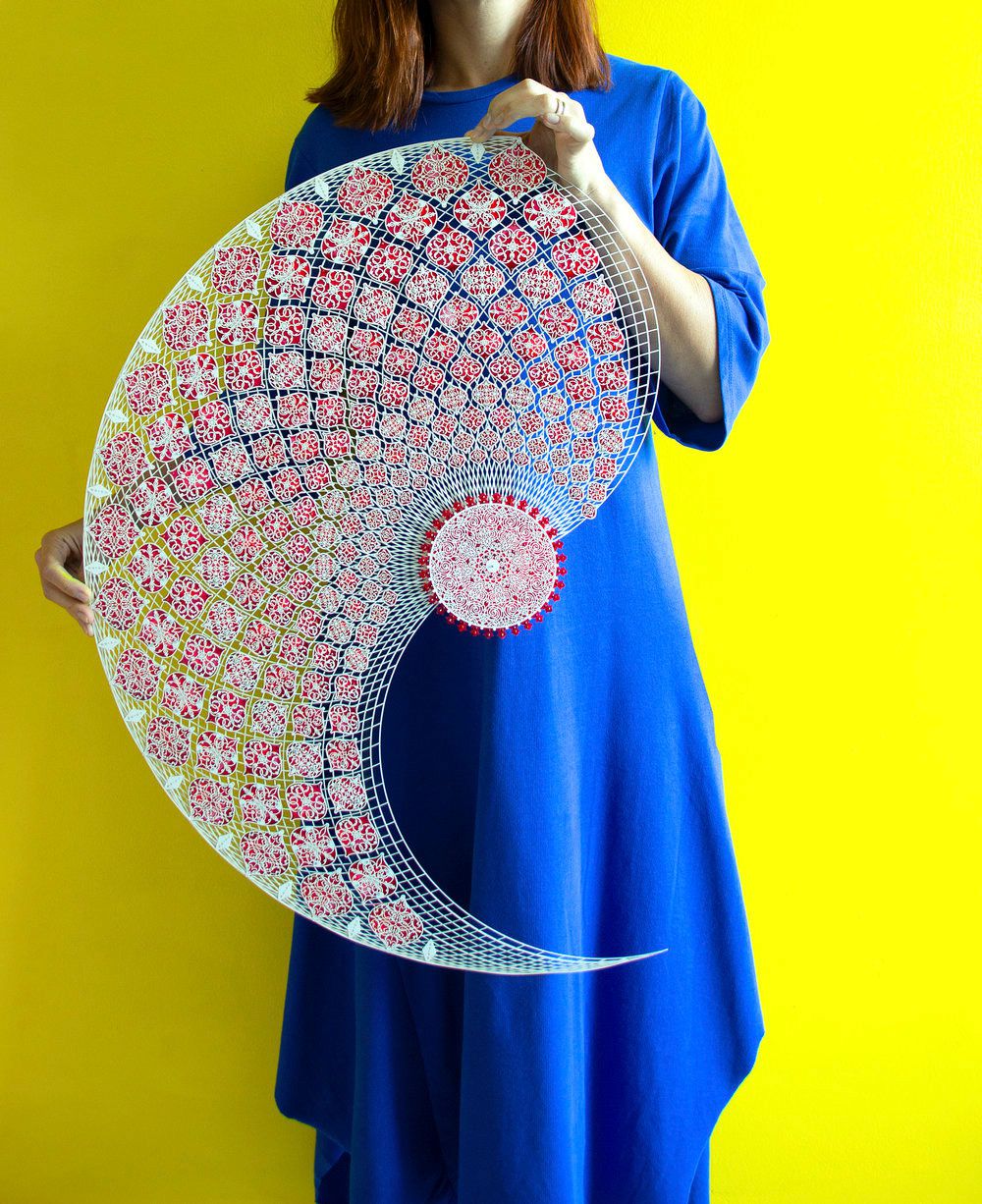 Intricate And Colorful Arabesque Made Of Laser Cut Paper Julia Ibbini 15