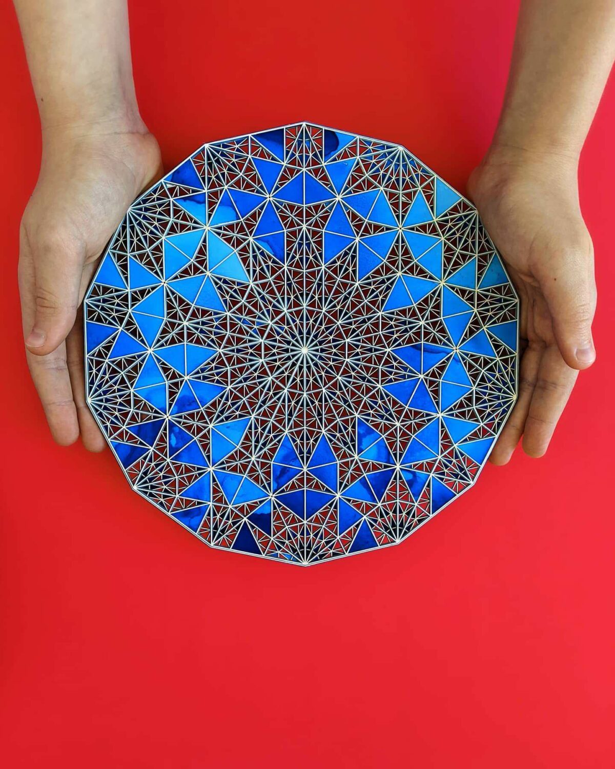 Intricate And Colorful Arabesque Made Of Laser Cut Paper Julia Ibbini 3