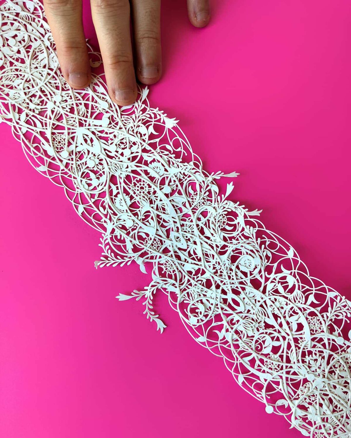 Intricate And Colorful Arabesque Made Of Laser Cut Paper Julia Ibbini 4