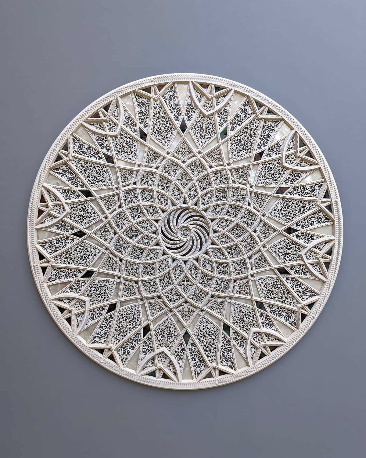 Intricate And Colorful Arabesque Made Of Laser Cut Paper Julia Ibbini 6