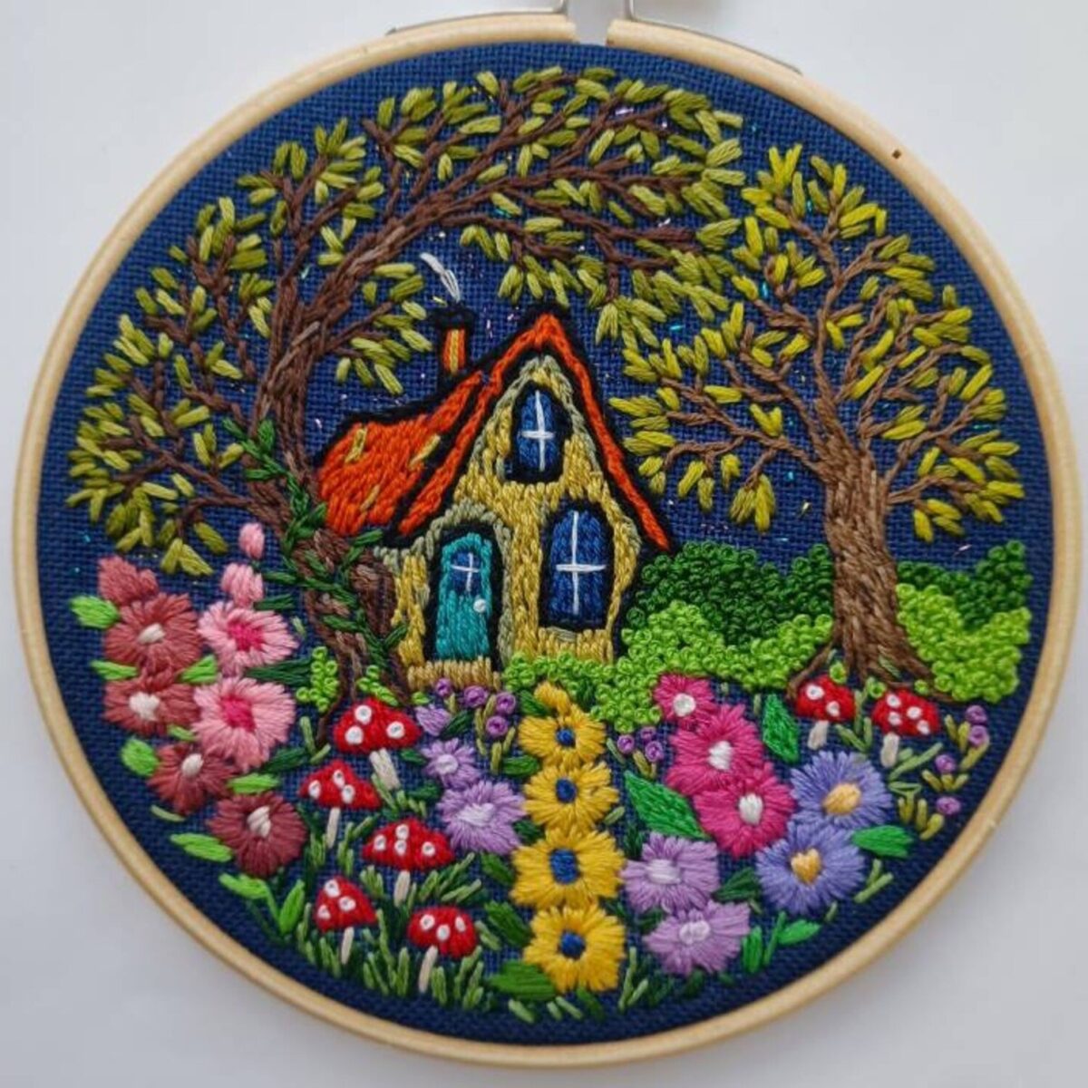 The Lovely Embroidery Hoop Art Of Joan Ratcliffe 4