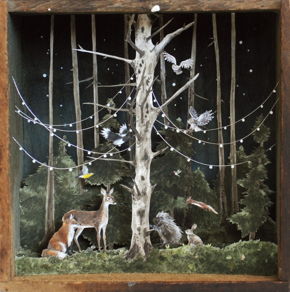 Box Dioramas: fabulous mixed-media artworks by Allison May Kiphuth