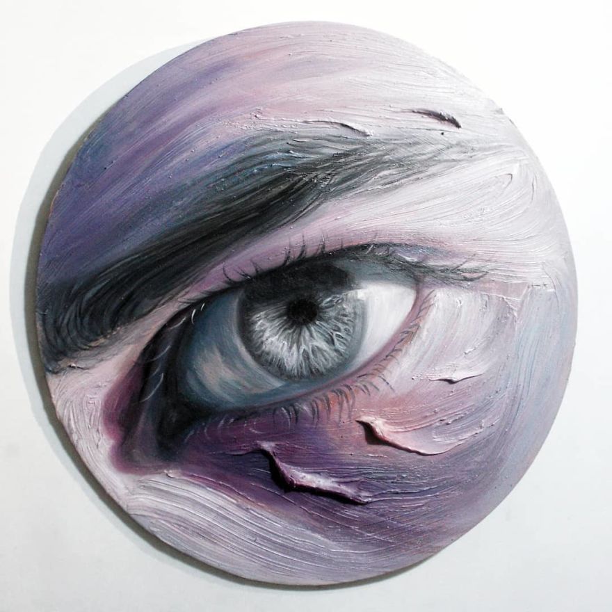 Expressive Eye Paintings By Maldha Mohamed 11