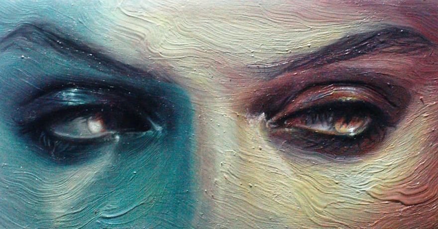 Expressive Eye Paintings By Maldha Mohamed 12