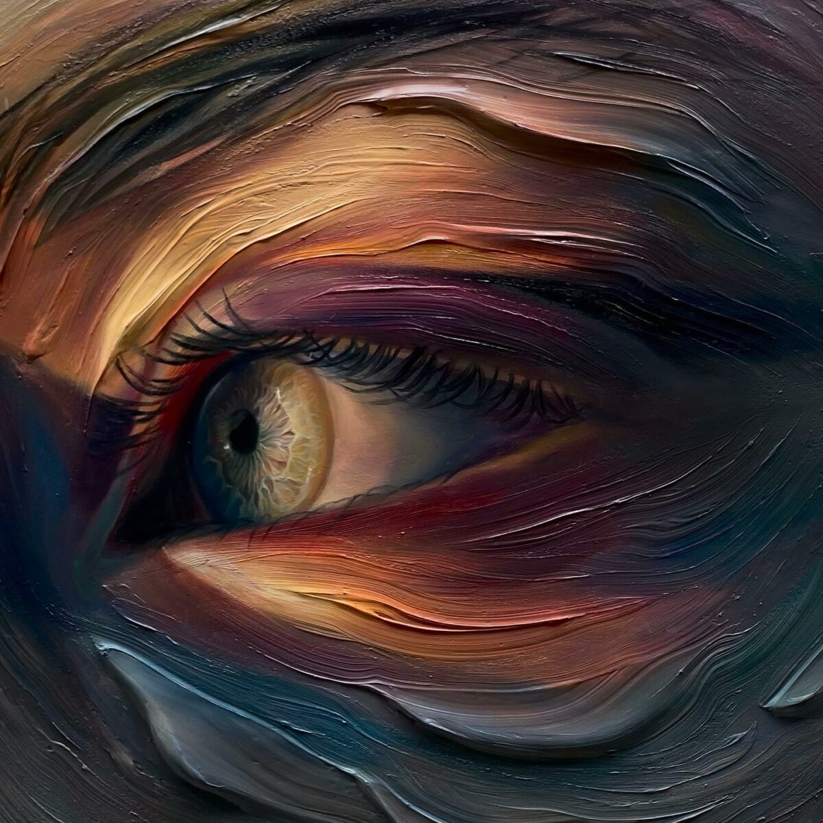 Expressive Eye Paintings By Maldha Mohamed 16