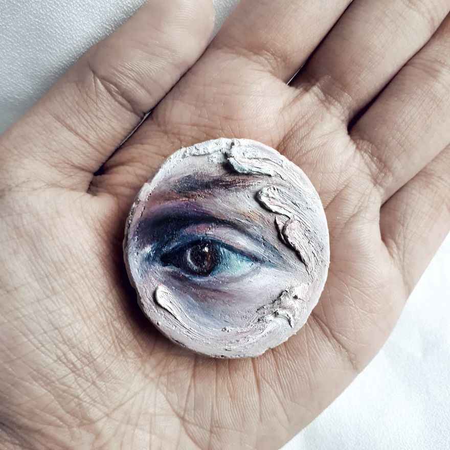 Expressive Eye Paintings By Maldha Mohamed 3