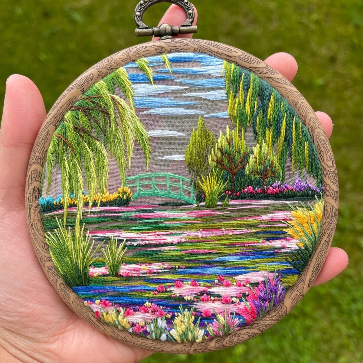 Gorgeous Embroidery Hoop Arts Of Natural Landscapes By Sew Beautiful 8