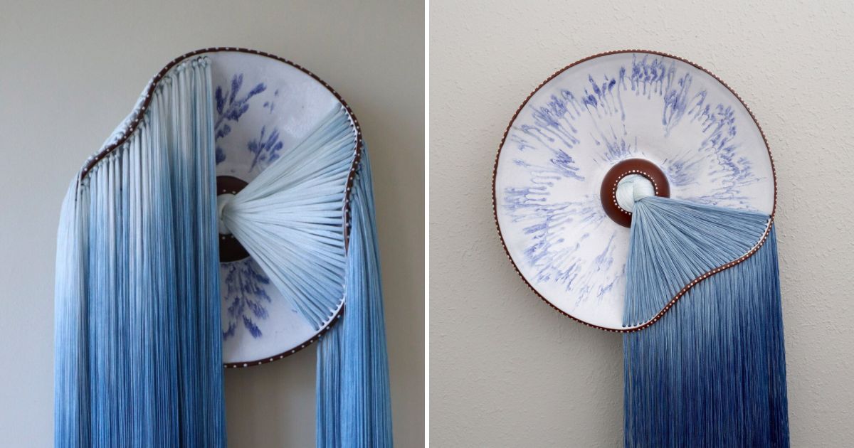 Gorgeous Mixed-media Artworks That Fuse Ceramics And Textiles By Nicole 