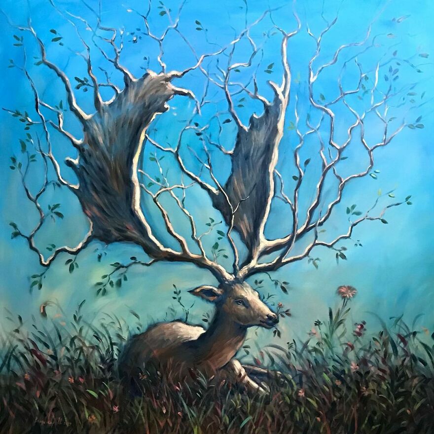Gorgeous Nature Inspired Magical Paintings By Vladimir Ilievski 11